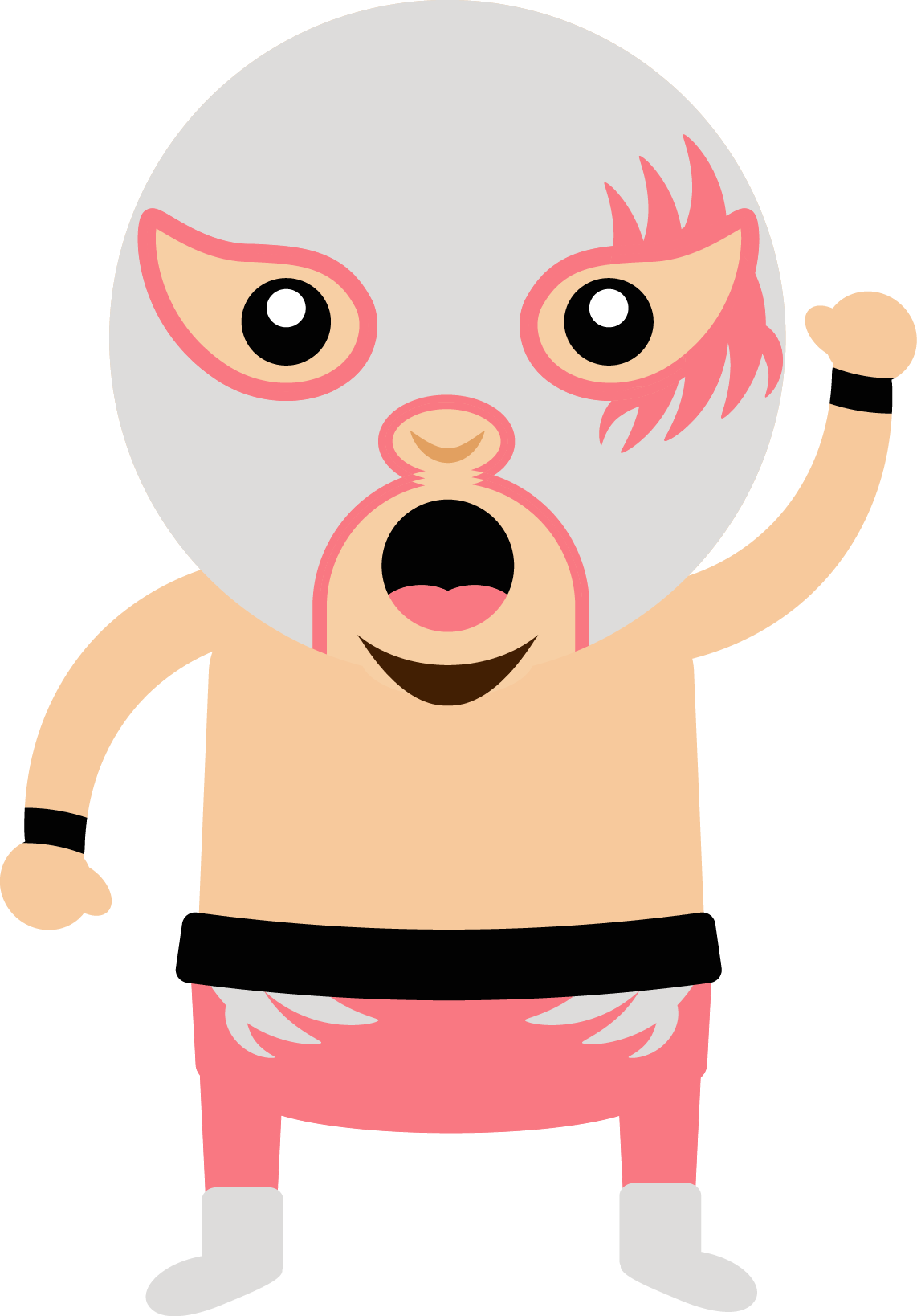 Grey wrestler